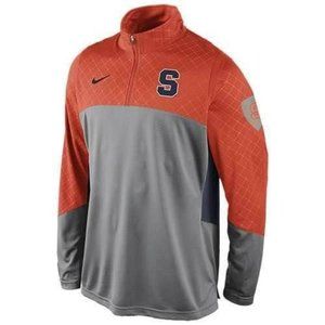 Nike Syracuse Orange Long-Sleeve Basketball Shootaround Shirt 3/4 Zip (Large)